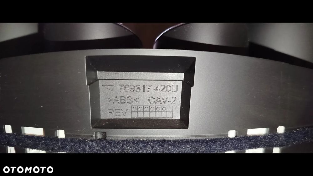 OPEL ASTRA IV J LIFT LICZNIK ZEGAR 769317-420U - 3