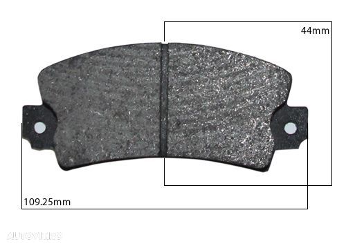 Placute frana Dacia Solenza Papuc 1.9 Diesel, set de 4 buc. - 2