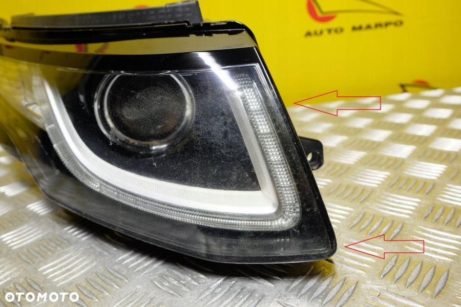 RANGE ROVER EVOQUE 2015- REFLEKTOR LAMPA BI-XENON Z LED PRAWA EU - 7