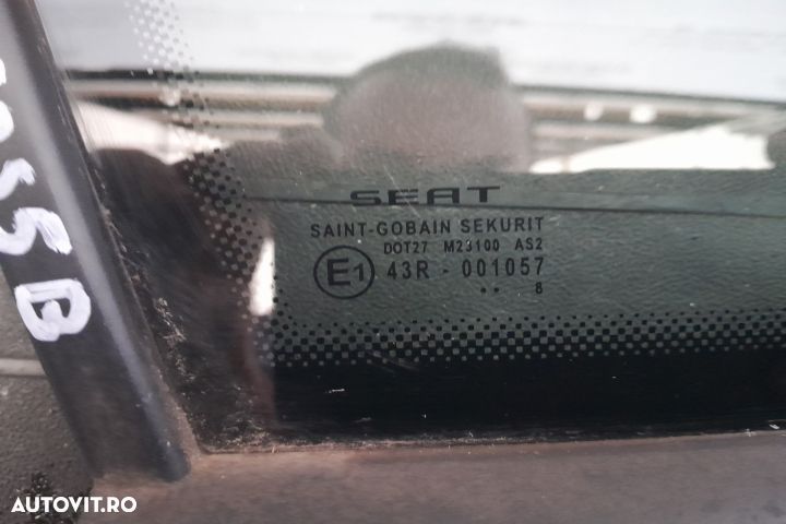 Geam usa fata dreapta 43R-001057 43R-001057 Seat Altea 1 [2004 - 2009 - 3