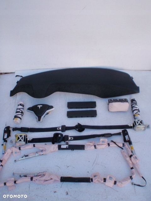 TESLA S X 3 PODUSZKA POWIETRZNA KIEROWCY AIRBAG PASY PAS KURTYNA DESKA KURTYNY naprawa regeneracja ! - 5