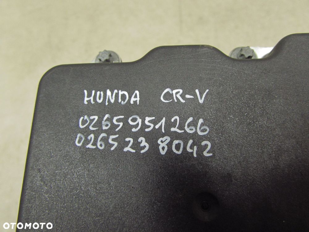 HONDA CRV CR-V III LIFT 09-12 POMPA STEROWNIK ABS 0265951266 0265238042 - 8