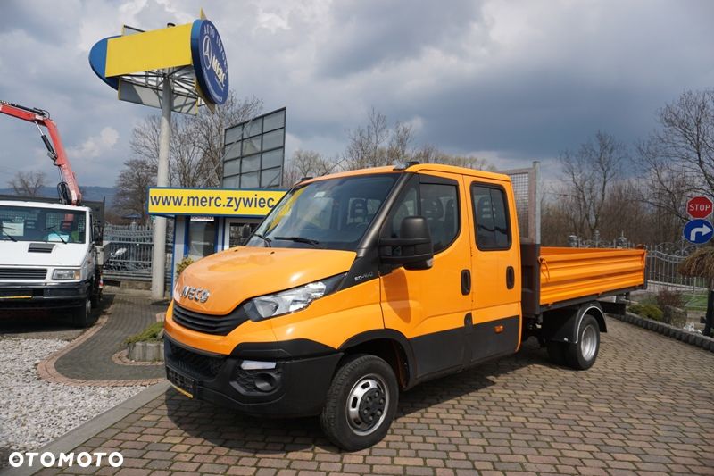 Iveco 35S12 doka brygadówka rama skrzynia wywrotka HDS - 14
