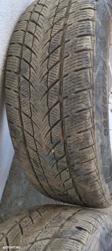 Set jante BMW Style 304 7.5J x 17 ET 32 cu anvelope iarna 225/60/17 Dedicate BMW X3 F25 - 8