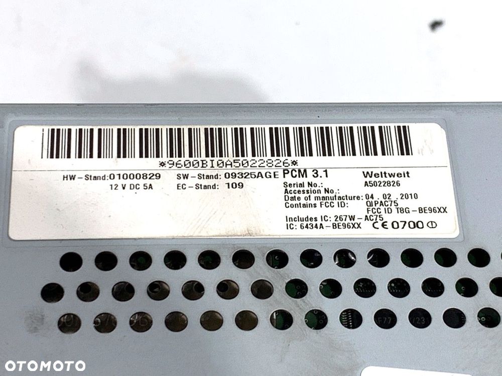 RADIO NAWIGACJA  PORSCHE PANAMERA (970) 2009 - 2017 4.8 4S 294 kW [400 KM] benzyna 2009 - 2013 - 4