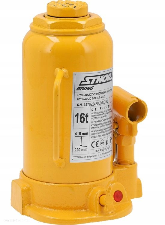 PODNOŚNIK HYDRAULICZNY SŁUPKOWY BUTELKOWY SAMOCHODOWY LEWAREK 16 TON 80096 - 3