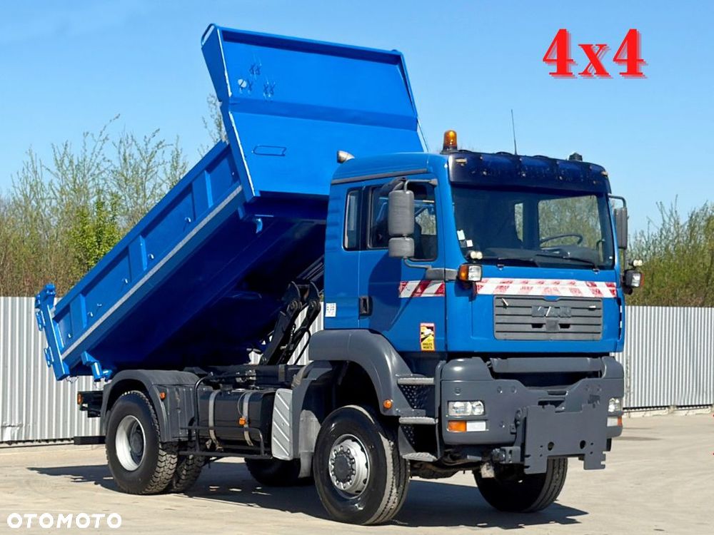 MAN TGA 18.410 * WYWROTKA 4,10 m * 4x4 * STAN BDB - 1