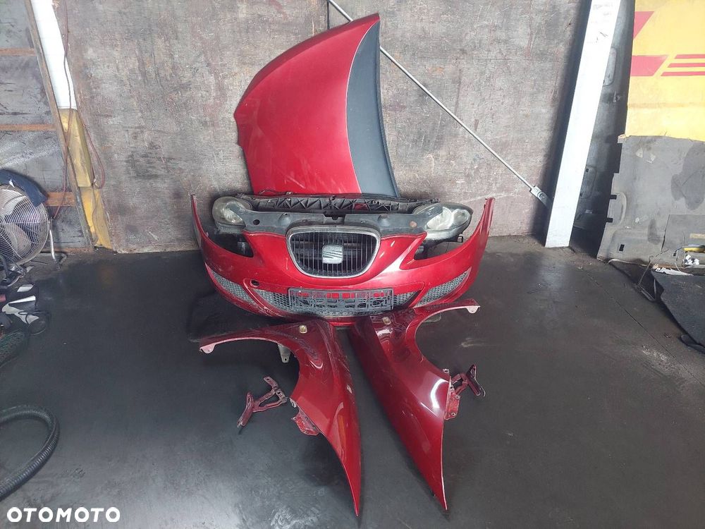 KOMPLETNY PRZÓD MASKA ZDERZAK LAMPY BŁOTNIKI PAS SEAT LEON II LS3X - 1