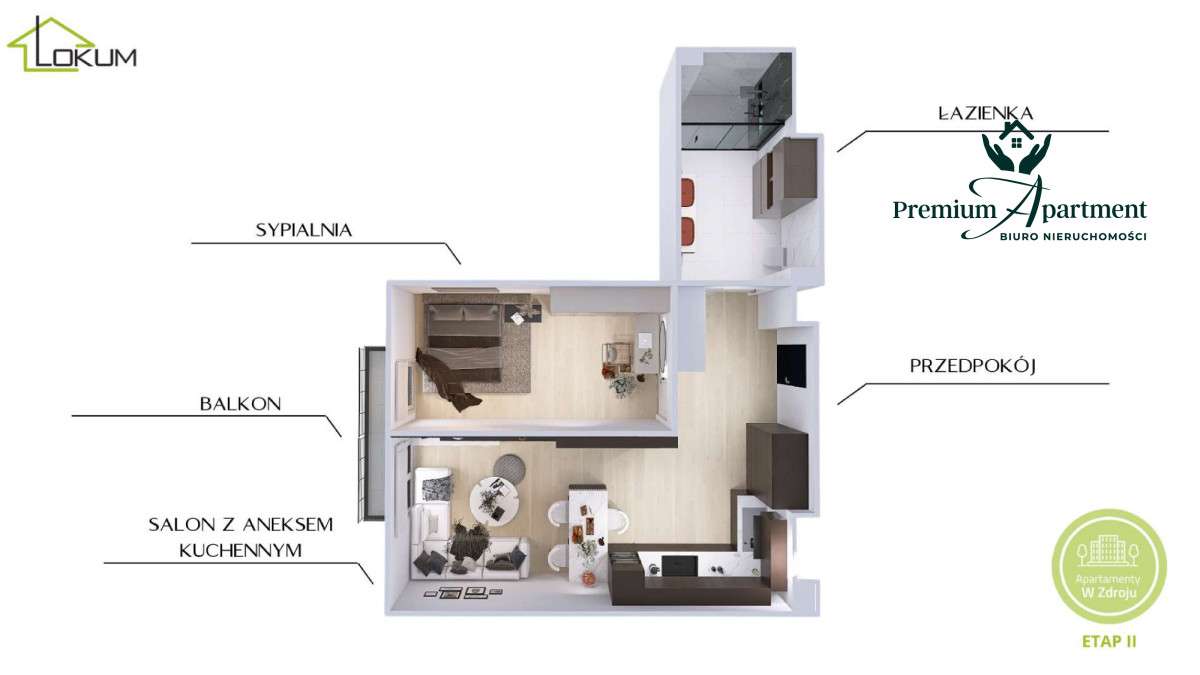Apartament 2 pokoje| | Nowa inwestycja Busko-Zdrój