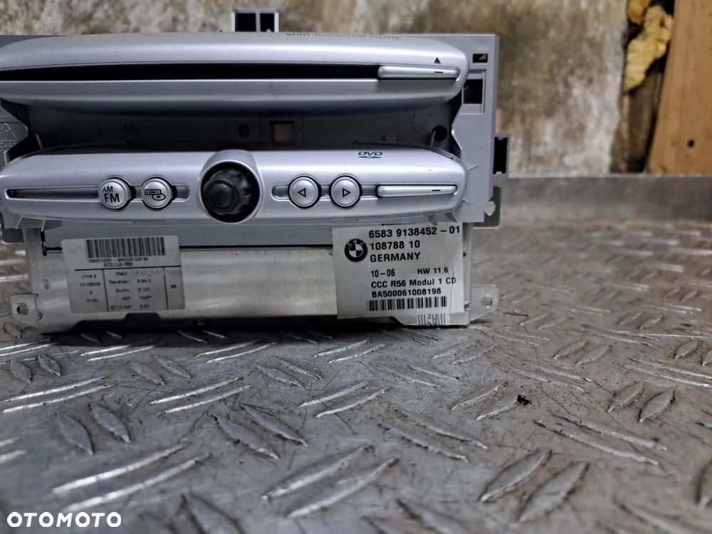 Radio CD Nawigacja Mini Cooper R56 R55 9138452 - 3