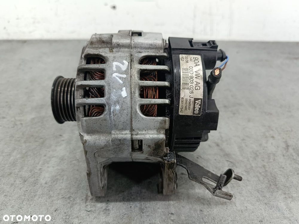 ALTERNATOR SKODA ROOMSTER 03D903025J SG9B057  VALEO 1.2 HTP - 1