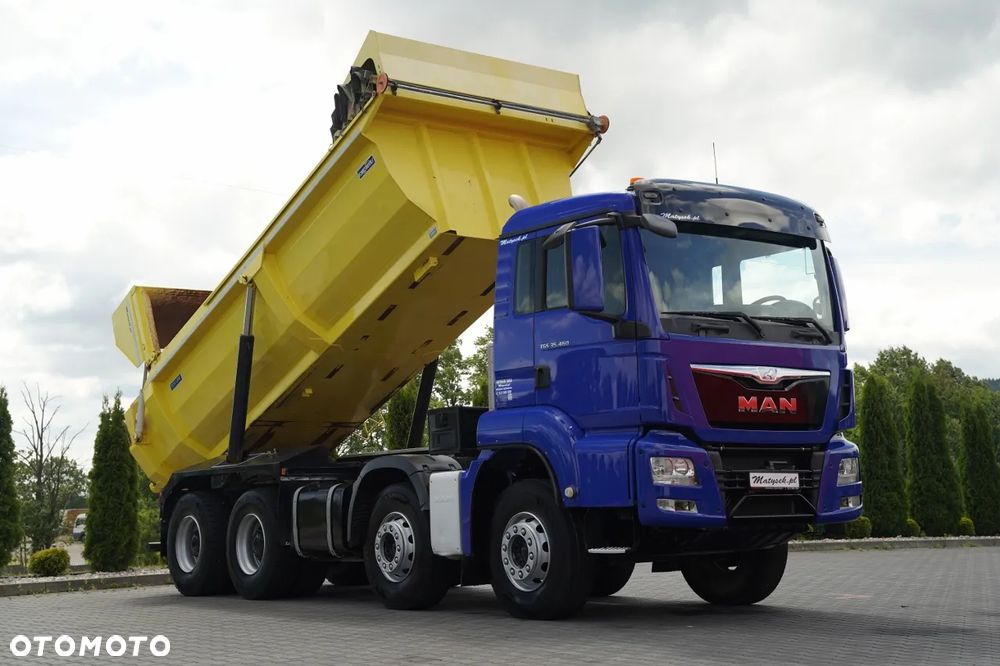 MAN TGS 35.460 / 8x4 / WYWROTKA TYLNOZSYPOWA / HYDROKLAPA / NAVI / AUTOMAT - 7