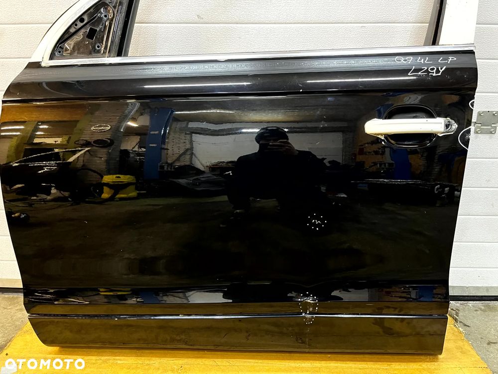 AUDI Q7 4L DRZWI LEWY PRZÓD LEWE PRZEDNIE USZKODZONE CZARNE - 3