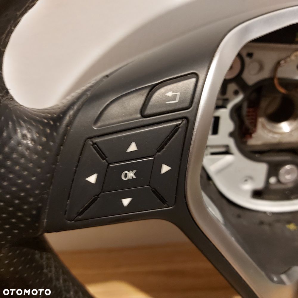 KIEROWNICA SKORA CHROM MULTIFUNKCYJNA MERCEDES C W204 LIFT E W207 ORYGINAL DEMONTAZ 2184602503 - 7