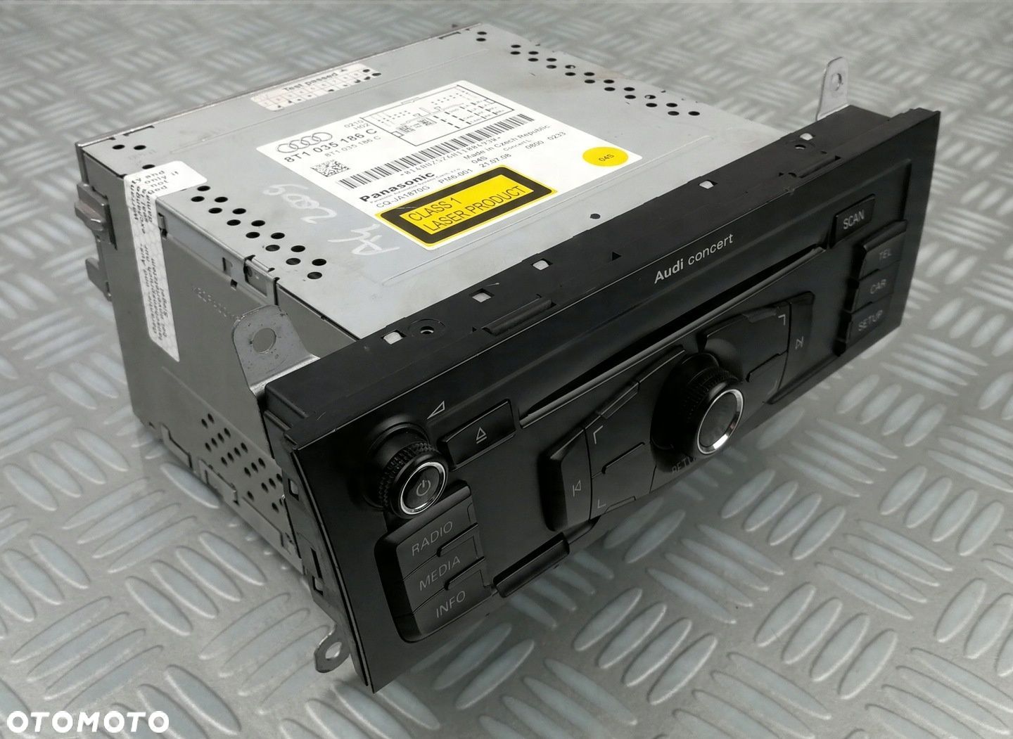 8T1035186C CQ-JA1870G PANASONIC radio fabryczne CD FM AUDI CONCERT A4 B5 A5 - 1