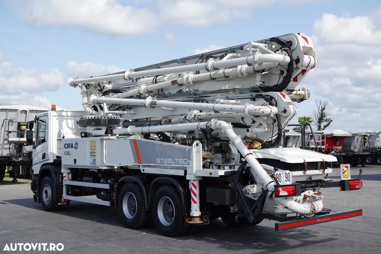 Scania P 450 XT / 6x4 / CIFA K35L POMPA BETON / 2019 / RADIO CONTROL / IMPORTAT - 3