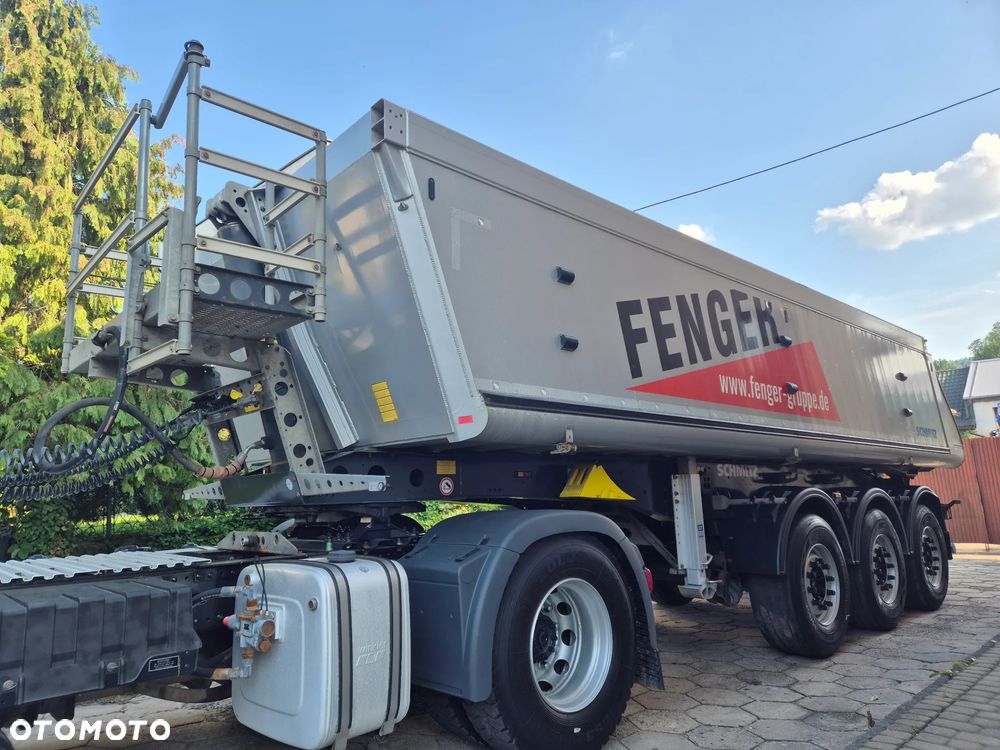 Schmitz Cargobull Waga: 5163kg SKI 24 SL 7.2 / z Niemiec / Podnoszona oś / Aluminiowa wywrotka / KOMPLET Z MAN TGX 470 - 7