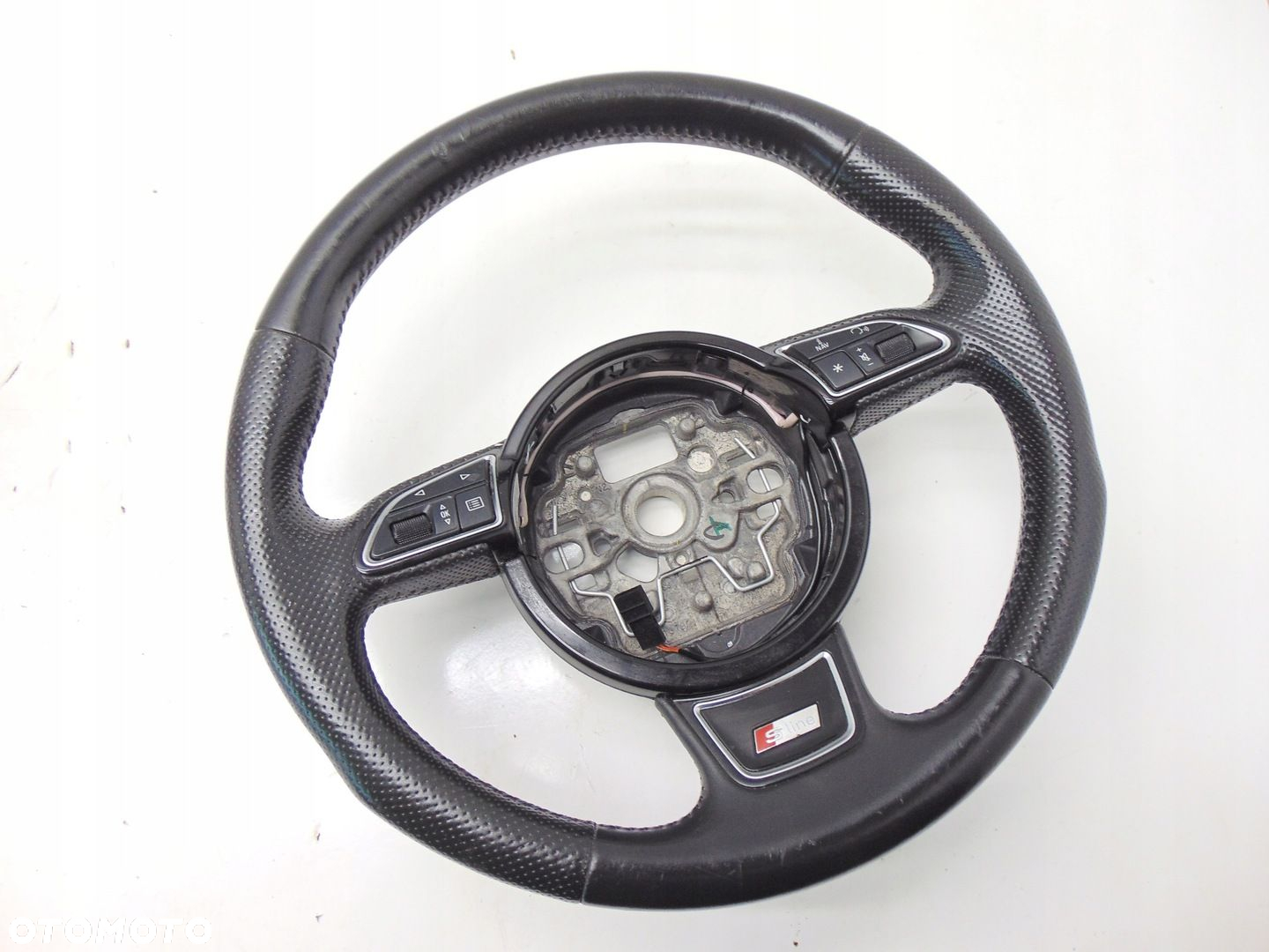 KIEROWNICA SKÓRA MULTIFUNKCJ MULTI 8X0419091L AUDI A1 8X A6 C7 S-LINE ŁADNA - 2