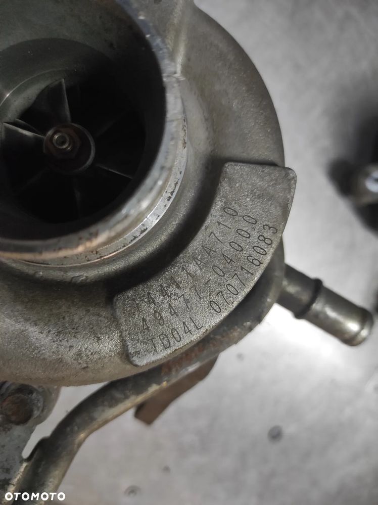 TURBOSPRĘŻARKA TURBO TURBINA 2.5 BENZYNA SUBARU IMPREZA WRX SPRAWNA GWARANCJA 49477-04000 TD04L 070716083 WYSYŁKA !!!!!! - 5
