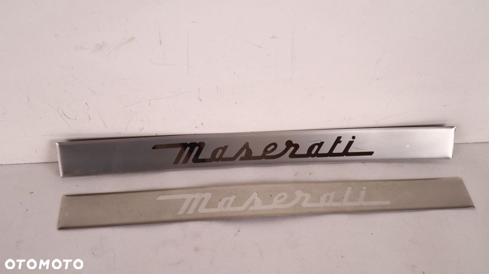 MASERATI GHIBLI 14- OSŁONY NAKŁADKI PROGU - 4