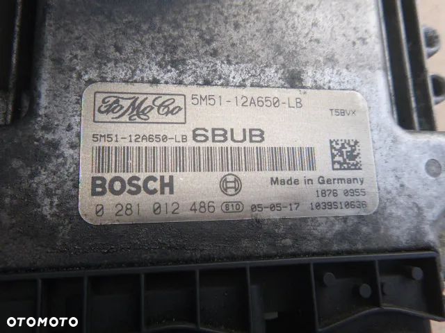 ZESTAW STARTOWY KOMPUTER STACYJKA IMMOBILIZER FORD FOCUS MK2 1.6 TDCI - 12