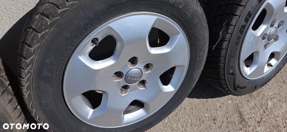 Felgi aluminiowe koła opony zima Audi A3 8L FL 5X100 15 kpl - 3