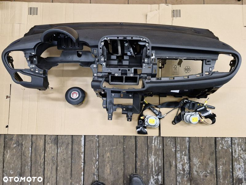 FIAT 500X DESKA ROZDZIELCZA OE PASY LEWY PRAWY + 2 AIRBAG PASAŻERA KIEROWCY - 2