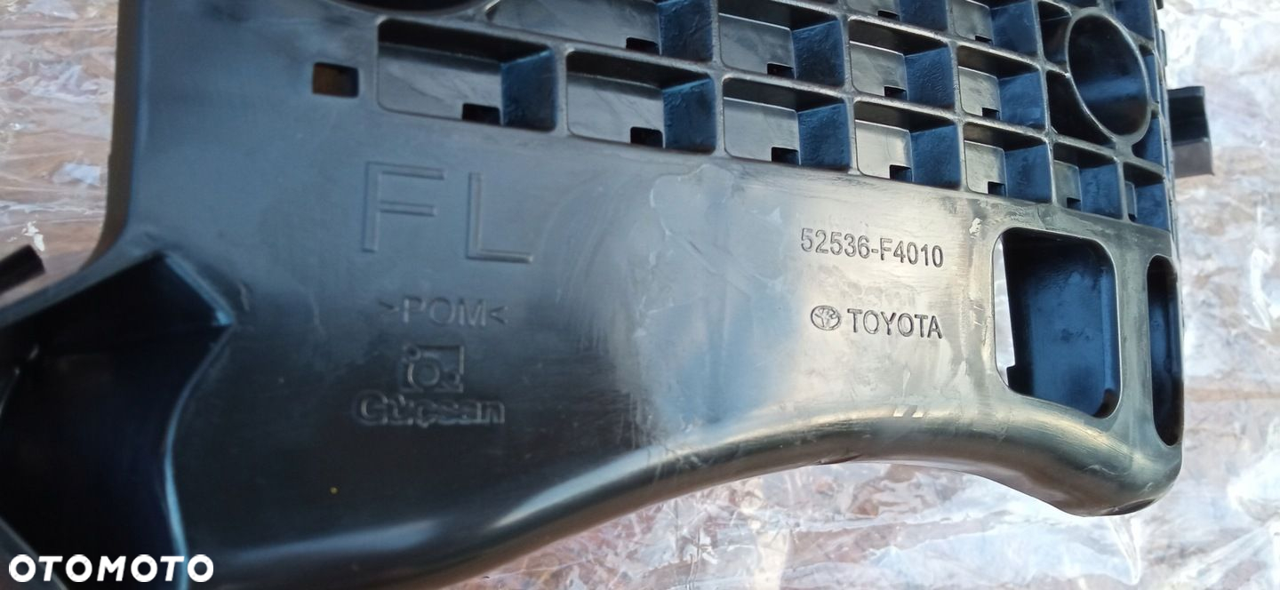 TOYOTA C-HR CHR 16- ŚLIZG MOCOWANIE ZDERZAKA LEWY PRZÓD NOWY 52536-F4010 - 7