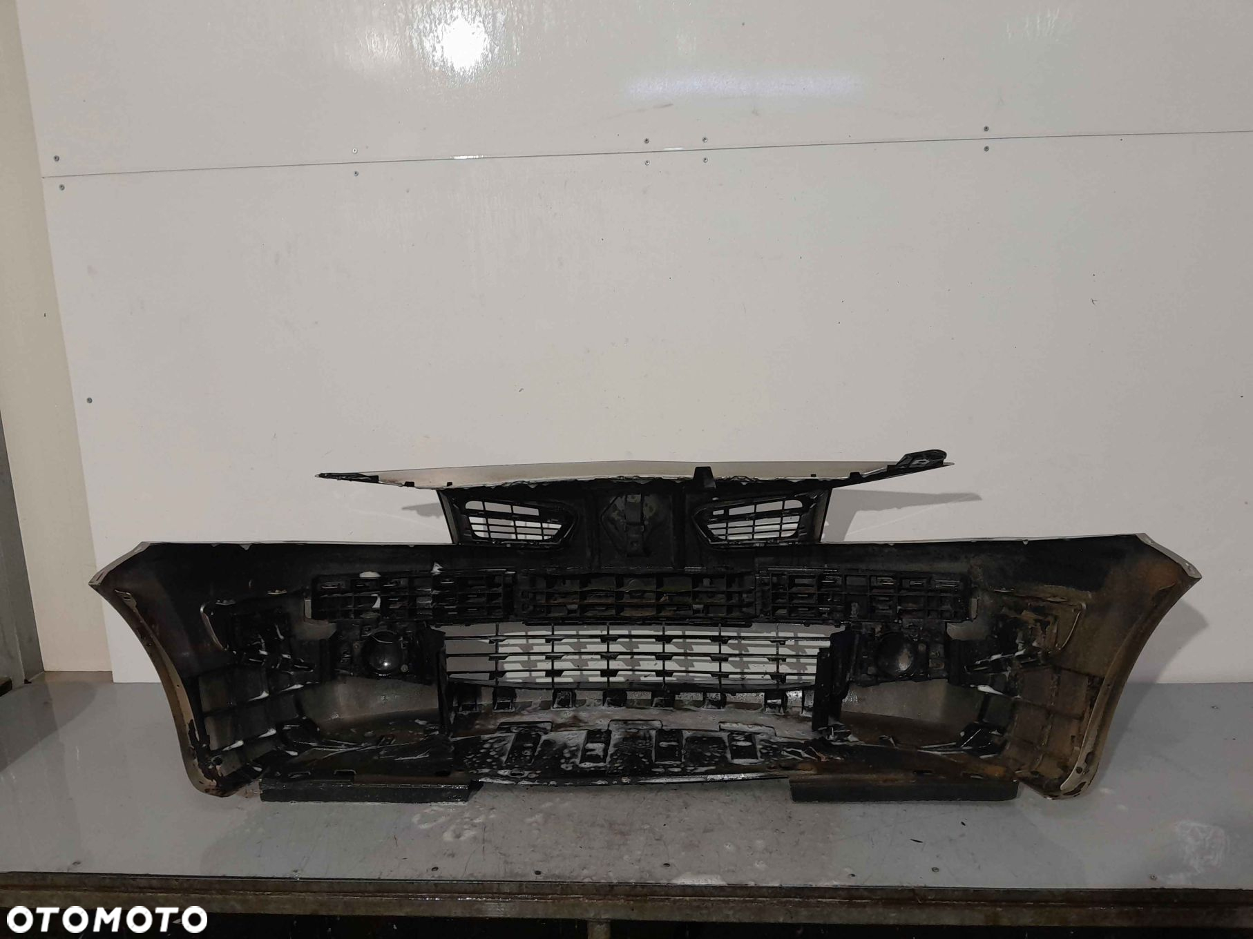 + ZDERZAK PRZÓD PRZEDNI RENUALT MEGANE 2 II LIFT FL TED11 ZŁOTY PIASKOWA HALOGENY - 5