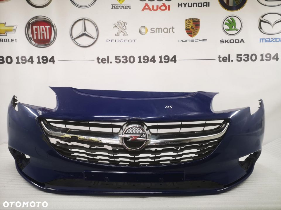 OPEL CORSA 14- ZDERZAK PRZEDNI PRZÓD nr aukcji nz115 - 1