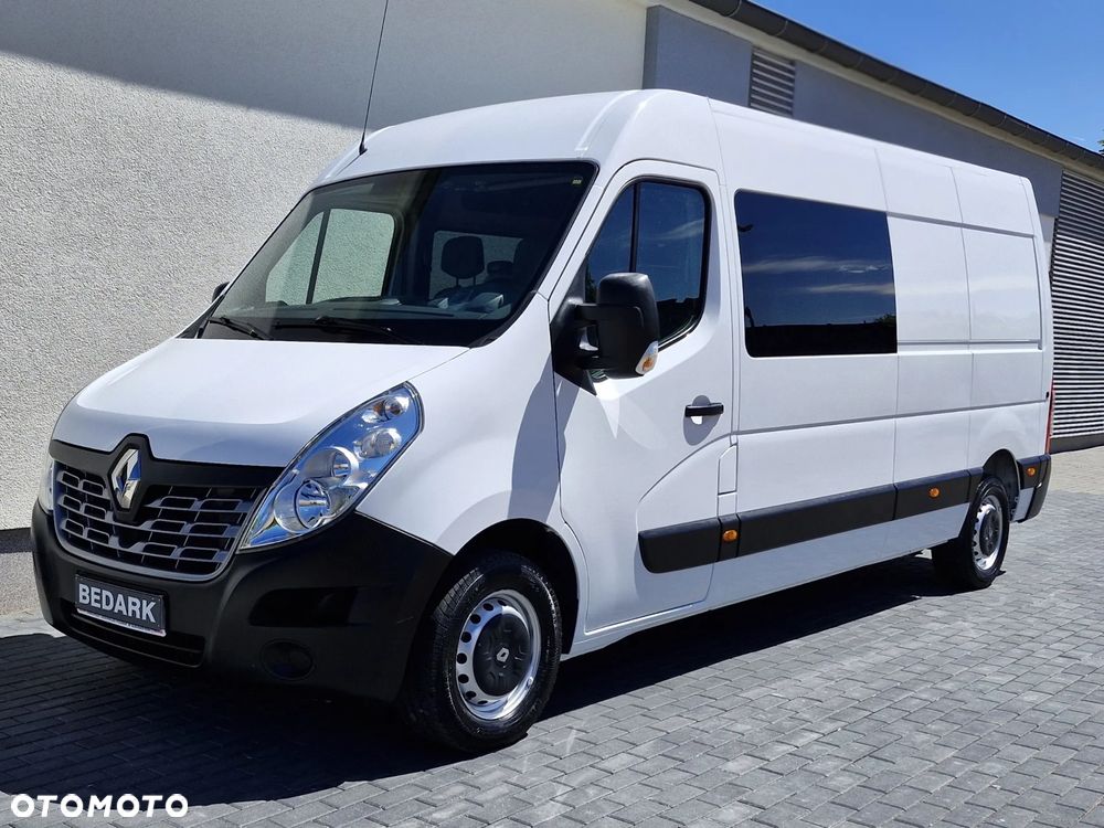 Renault Master, L3H2, SALON POLSKA, DOKA, 7 miejsc, BRYGADÓWKA, tempomat, klima - 3