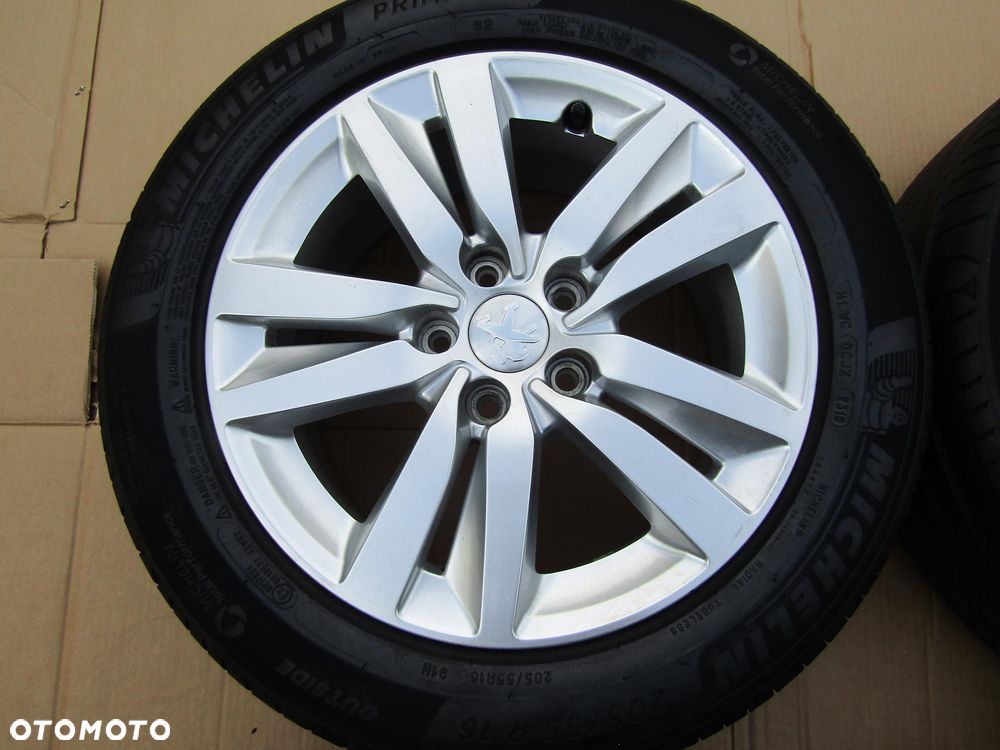 4x Felgi Koła 16 Peugeot 308 II 508 407 Rifter Expert III Partner III Citroen Jumpy Berlingo III Toyota Proace 7 j 5x108 ET44 + Opony 205/55 16 Michelin - 8