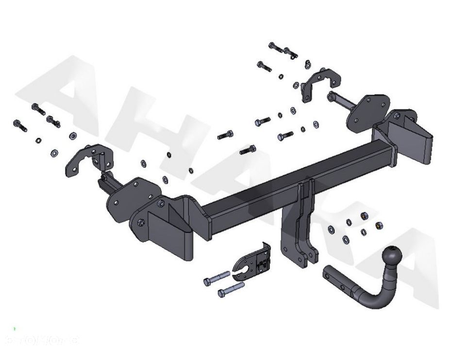 Hak Holowniczy Odkręcany Do Bmw Seria 3 E46 Sedan, Coupe, Cabrio 1998-2005 - 3