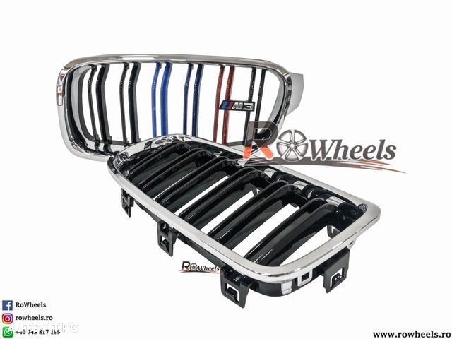Grila BMW Chrome TRI culor bmw seria3 F30 F31 - 1