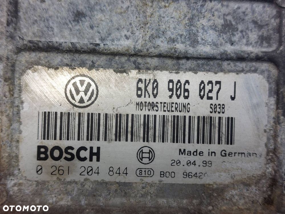 STEROWNIK SILNIKA STACYJKA SEAT CORDOBA I 1.4 8V 6K0906027J 6K0905851 - 2