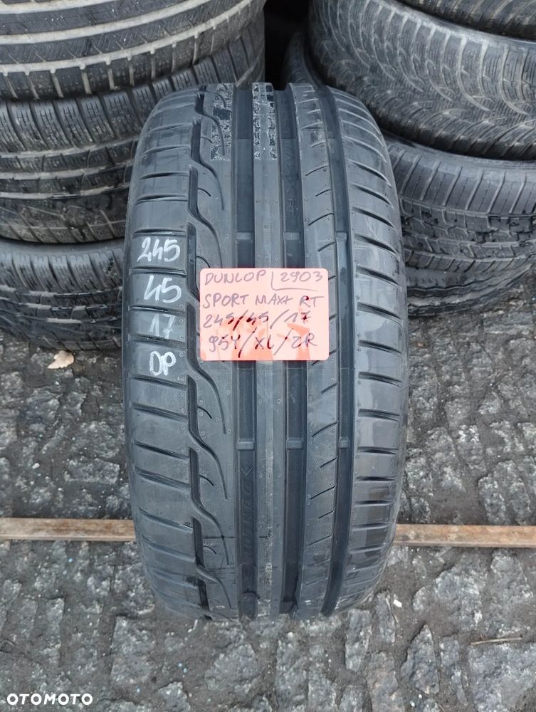 DUNLOP SPORT MAXX RT 245 45 17 1SZT JAK NOWA - 1