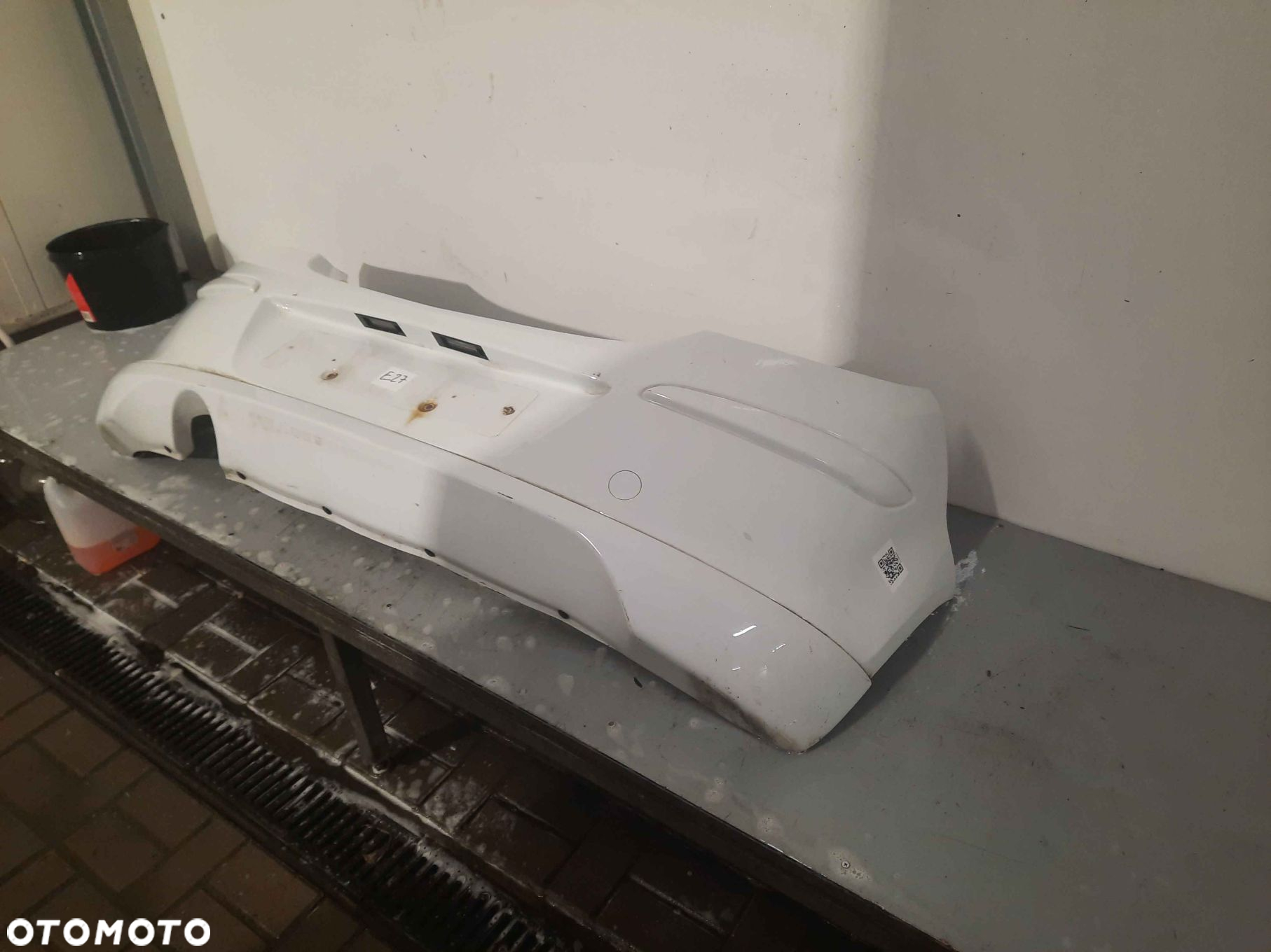 } ZDERZAK TYŁ TYLNY OPEL CORSA D Y474 BIAŁY 3D 3 DRZWI HB - 3