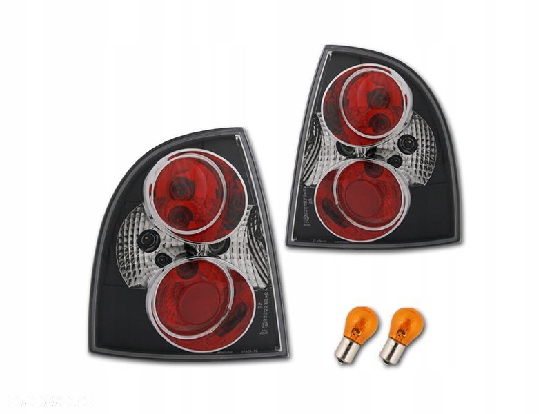 lampy tyl ne kpl tuning black czarne vw passat b5 3b gp lift 2000-2005 seda - 1