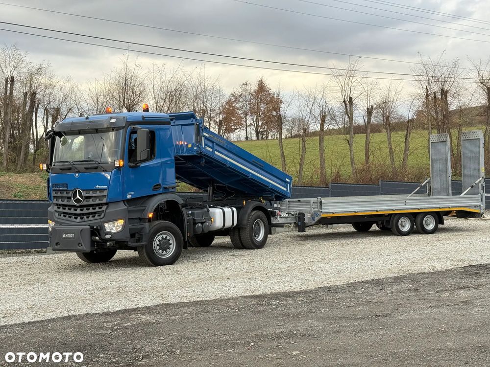 Mercedes-Benz * Arocs * 4X4 * JAK NOWY * Wywrotka Kiper Meiller+ Przyczepa * Zestaw  Sprowadzony * 80.700 km Oryginalnie * Mercedes - 28