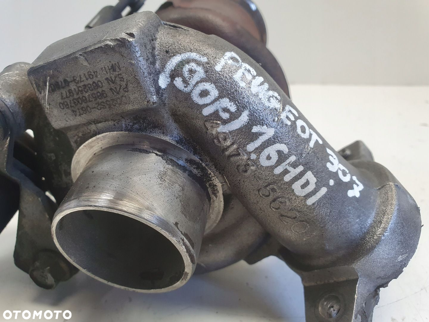 Peugeot 307 1.6 HDI TURBOSPRĘŻARKA turbo 9657603780 - 8