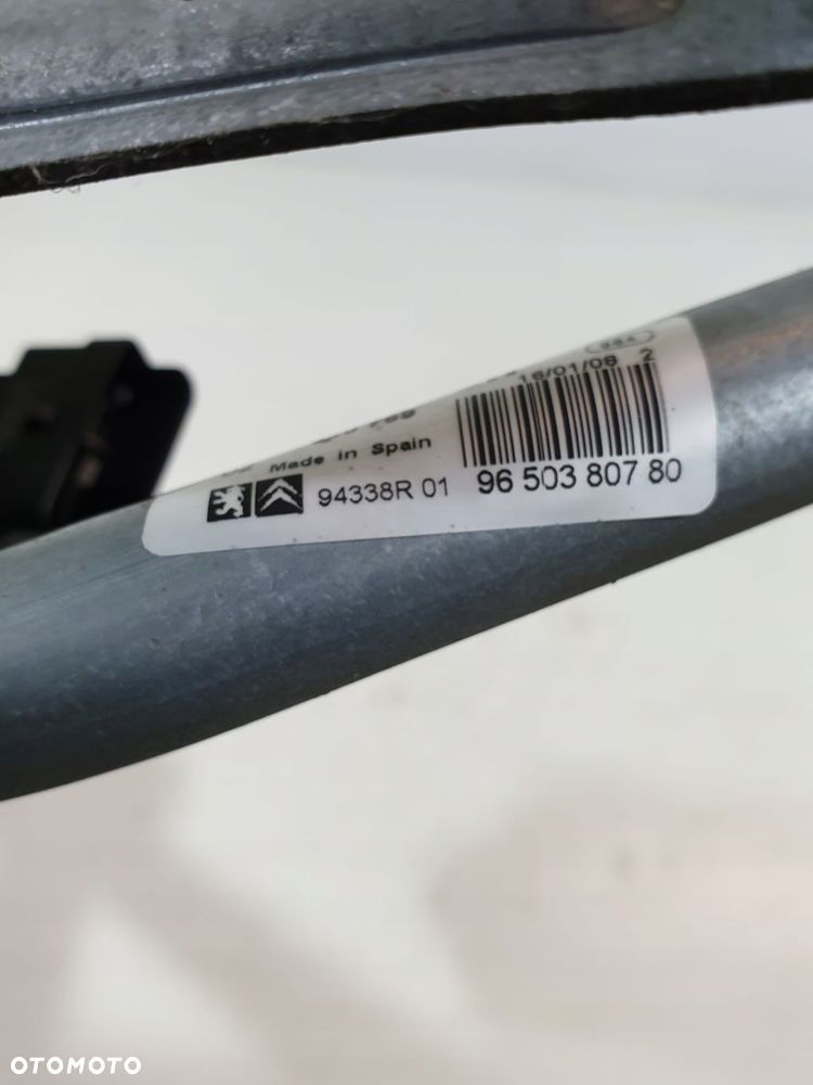 mechanizm wycieraczek 9650380780 peugeot 207 lift eur 08r - 9