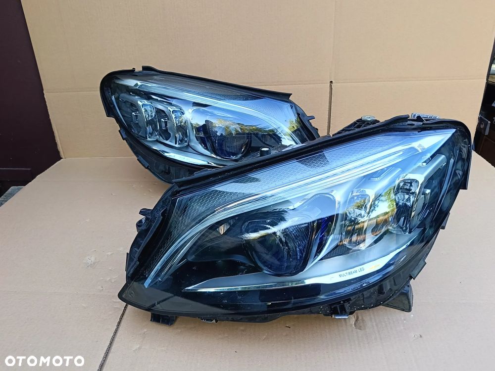 Full Led prawy lewy Multibeam Mercedes C klasa W205 lampa prawa lewa A205 - 1