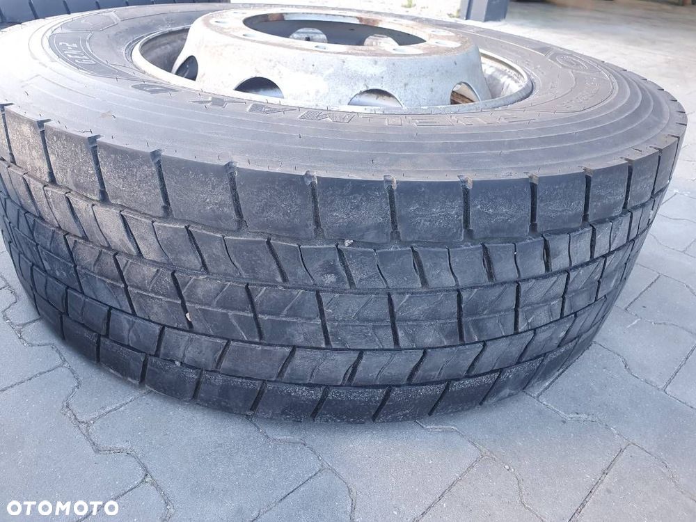 KOŁA FELGI OPONY TYŁ KOMPLET 315 70 22.5 DAF XF 106 STALOWE - 14