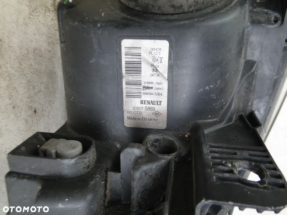 RENAULT CLIO III LIFT LAMPA LEWA PRZÓD PRZEDNIA KOMPLETNA EUROPA - 9