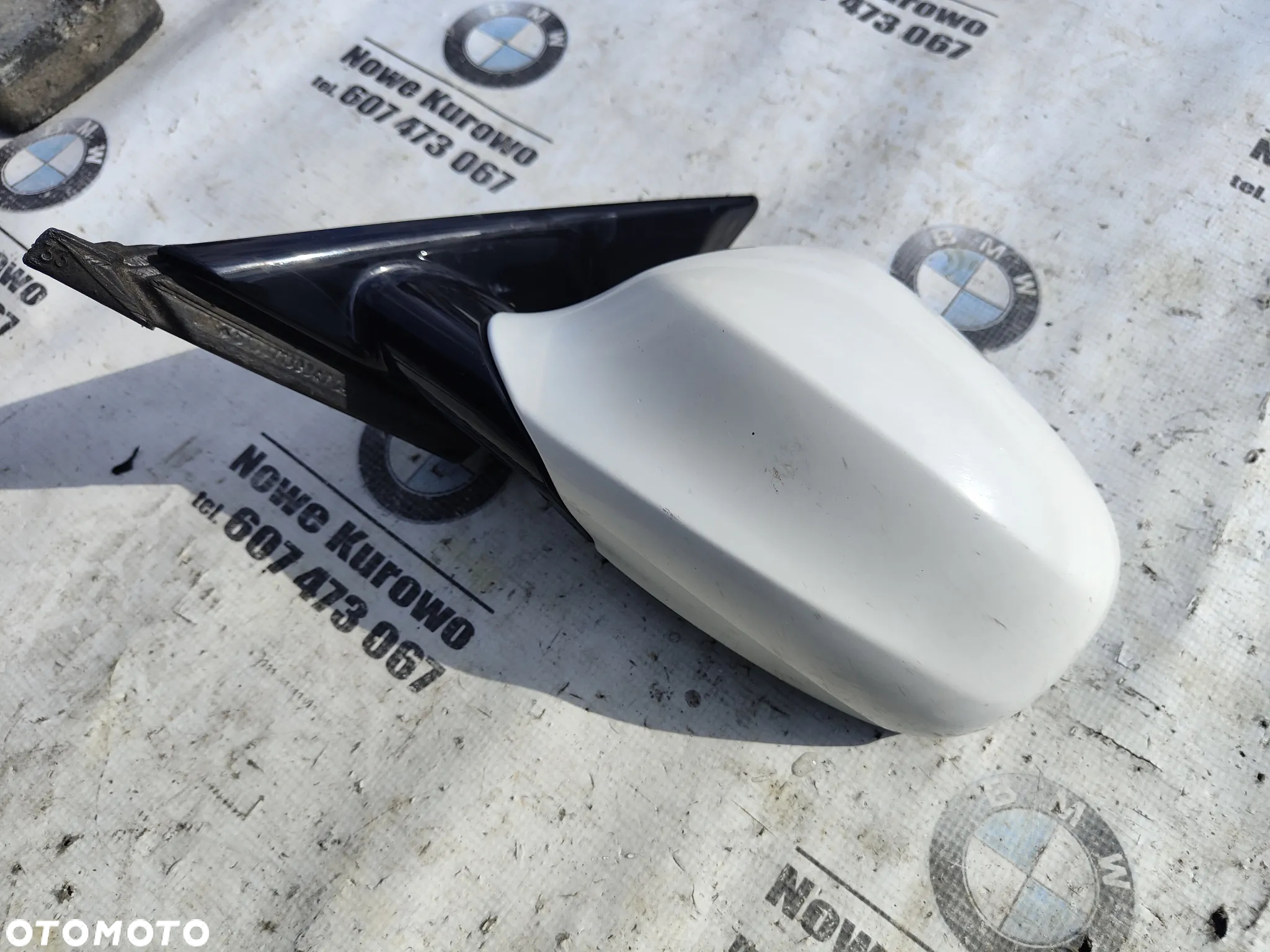 BMW E90 E91 LCI lifting Lusterko lewe M-Pakiet Alpinweiss 5 pin - 3