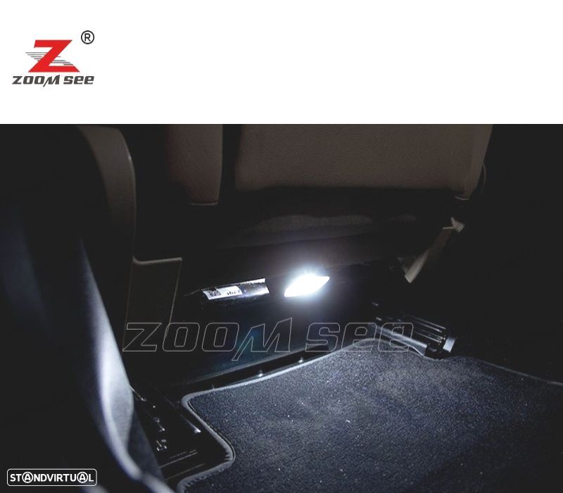 KIT COMPLETO DE 19 LÂMPADAS LED INTERIOR MERCEDES E CLASE W210 WAGON E420 E320 95-01 - 5