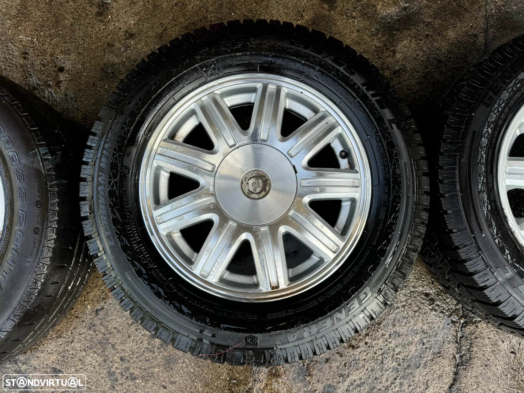 4 Jantes R16 Chrysler 5x114.3 com pneus 215/65R16 - 4