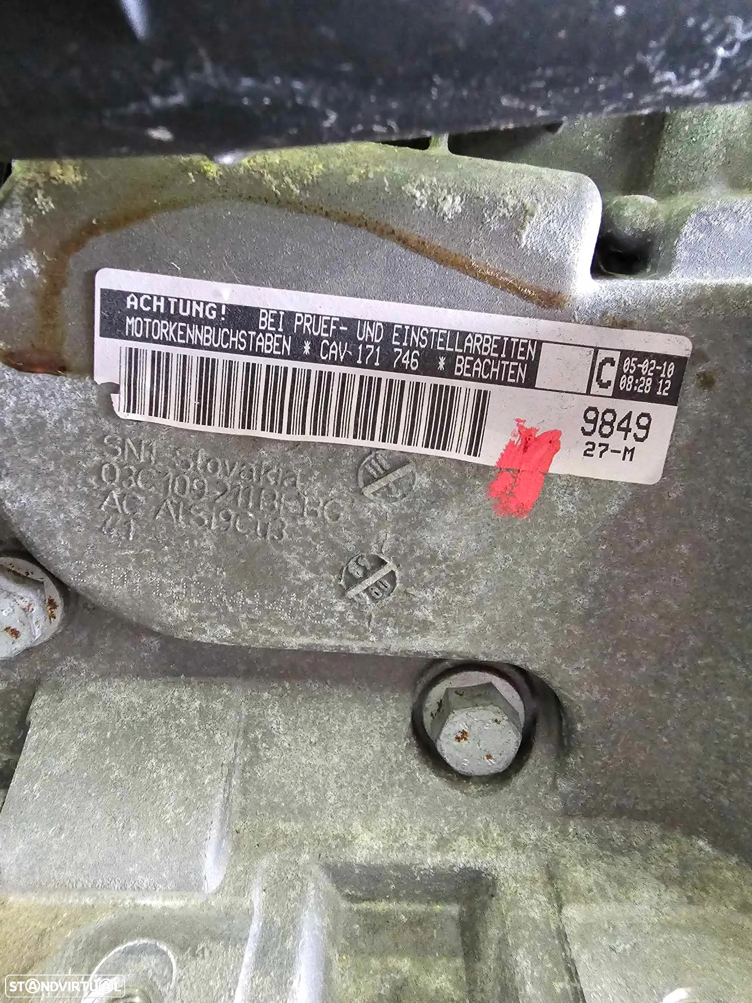 Motor Audi A1 1.4 TSI 2009 de 180cv, ref CAV - 7