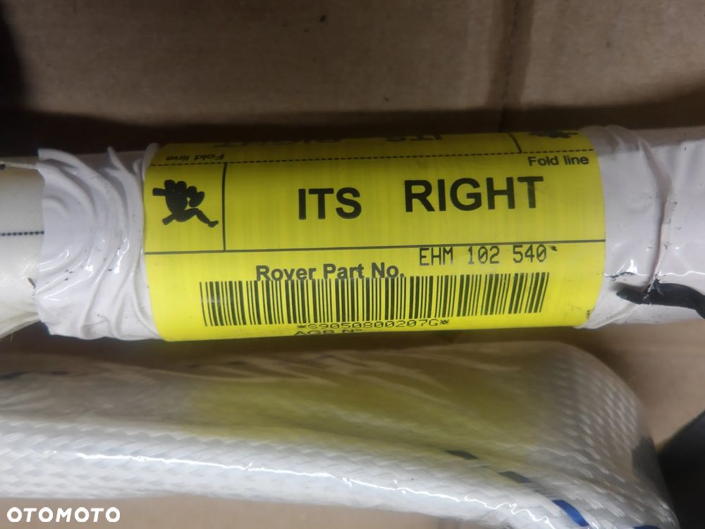 ROVER 75 RJ 2.0D 03-05 KURTYNA PRAWA LEWA EHM102550 EHM102540 - 9