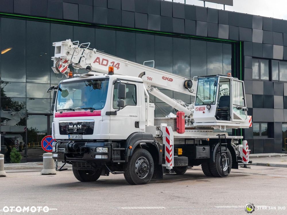MAN Tgm 18.290 4x4 Ckd AD-14 Żuraw 14 t Wciągarka - 8